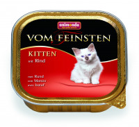Animonda Консервы Vom Feinsten Kitten с говядиной для котят любых пород - 100 г