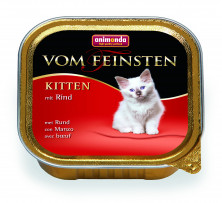 Animonda Консервы Vom Feinsten Kitten с говядиной для котят любых пород - 100 г
