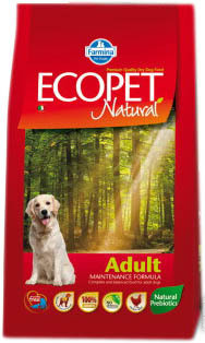 Farmina Ecopet Natural Adult сухой корм с курицей для взрослых собак всех пород - 12 кг