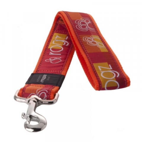 Поводок Rogz для собак крупных пород бордово-оранжевый 0,5 м 1 ш