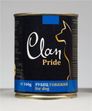 Консервы Clan Pride для собак с рубцом говяжим - 340 г