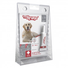 Mr. BRUNO Plus капли инсектоакарицидные для собак 20-40 кг