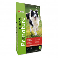 Pronature Original сухой корм для взрослых собак всех пород с ягненком - 18 кг
