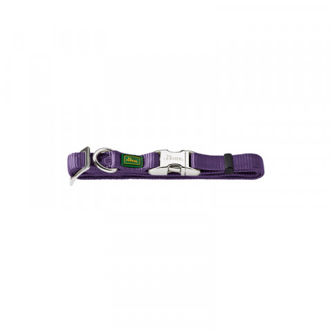 Hunter ошейник для собак ALU-Strong S (30-45 см) нейлон с металлической застежкой фиолетовый