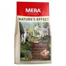 Mera Nature's Effect Mini Rind Mit ?pfeln, Karotten & Kartoffeln сухой корм для взрослых собак мелких пород с говядиной, яблоками, морковью и картофелем - 1 кг