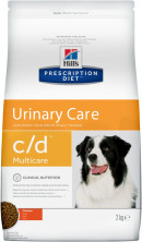 Hill's Prescription Diet c/d Urinary Care корм для собак диета для поддержания здоровья мочевыводящих путей курица 2 кг