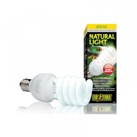 Exo Terra лампа для аквариума Reptile Natural Light former UVB2 25W (PT2191)