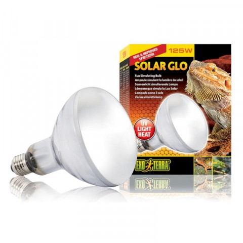 Exo Terra лампа для аквариума солнечного света ультрафиолет Solar Glo 125 Вт (PT2192)