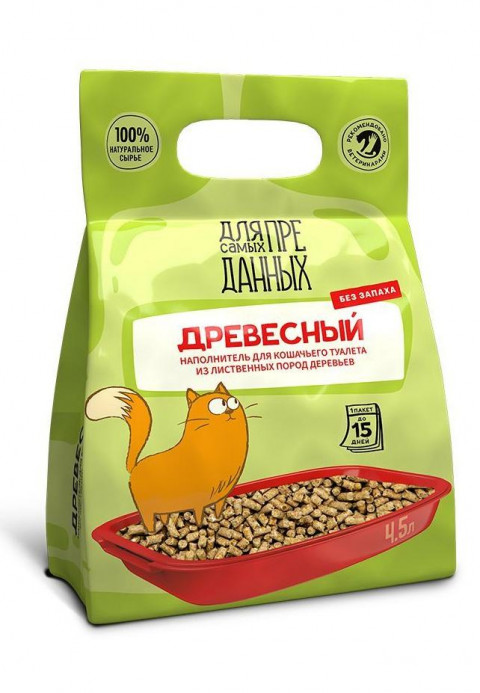 Для смых преданных древесный лиственный 4,5 л