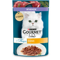 Gourmet Perle Мини-филе 75 г пауч консервы для кошек, с ягненком 1х26