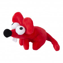 Rogz игрушка для кошек, плюшевая с мятой, красная мышка, CTC01C, красный