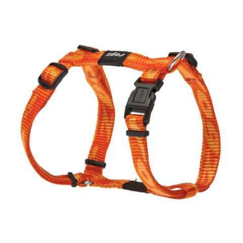Rogz шлейка для собаки классическая, SJ12CP, оранжевый/бежевый