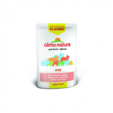 Almo Nature Classic Adult Cat Nature Jelly Salmon паучи с лососем в желе для взрослых кошек - 55 г