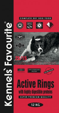 Kennels` Favourite Active Rings корм для взрослых собак со средним уровнем активности 4 кг