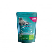 Сухой корм Purina One Indoor (Сухой корм для домашних кошек с высоким содержанием индейки и цельными злаками) - 200 г