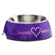Миска для собак ROGZ Bubble корпус из пластика и вынимаемая миска фиолетовая - 700 мл