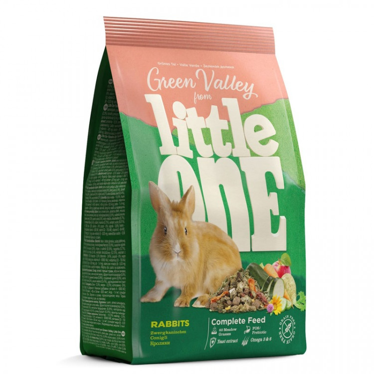 Little One корм Зеленая долина для кроликов из разнотравья - 750 г