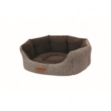 Nobby Josi лежак для кошек и собак мягкий 65х57х22 см, коричневый