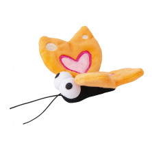 Rogz игрушка для кошек, плюшевая с мятой, бабочка, CTC01D, оранжевый