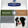Hill's Prescription Diet Metabolic + Mobility Weight+Joint Care корм для собак для поддержания оптимального веса и здоровья суставов с курицей 12 кг