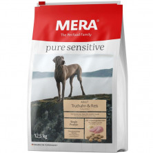 Сухой корм Mera Pure Sensitive Adult Truthahn & Reis для взрослых собак с индейкой и рисом 1 кг