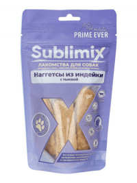 Prime Ever Sublimix Наггетсы из индейки с тыквой лакомство для собак - 60 г