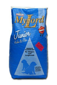 Dr. Alder's My Lord Premium Junior для щенков и молодых собак, беременных и кормящих сук с мясом птицы и рисом 15 кг