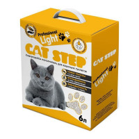 Наполнитель Cat Step Professional Light для кошачьих туалетов бентонитовый комкующийся - 6 л 6 л