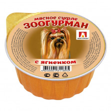 Влажный корм Зоогурман для взрослых собак мелких и средних пород с ягненком - 100 г