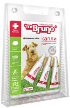 Mr. BRUNO капли репеллентные для средних собак весом 10-30 кг
