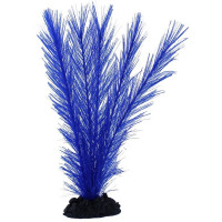 Prime растение шелковое для аквариума "Перистолистник", синее 20 см
