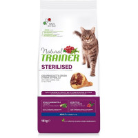 Trainer Natural Cat Sterilised Adult With Dry-Cured Ham And Pea Fibre сухой корм c сыровяленой ветчиной и клетчаткой гороха для стерилизованных кошек 10 кг