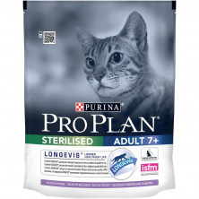Cухой корм Pro Plan Cat Senior 7+ Sterilised Longevis для стерилизованных кошек старше 7 лет с индейкой - 400 г