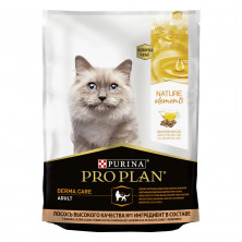 Сухой корм Pro Plan® Nature Elements derma для взрослых кошек, с высоким содержанием лосося,200г