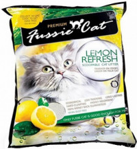 FUSSIE CAT наполнитель (лимон), 10 л