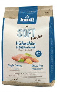 Bosch Soft Junior с курицей и бататом полувлажный корм для щенков 2,5 кг