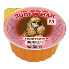 Влажный корм Зоогурман для взрослых собак мелких и средних пород с телятиной - 100 г