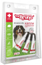 Mr. BRUNO капли репеллентные для крупных собак весом более 30 кг
