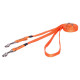 Поводок перестежка для собак ROGZ Luna XS-11мм 2 м (Оранжевый HLM500D)