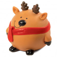 Triol New Year игрушка для собак из винила "Мяч - северный олень" - 85*85*80 мм