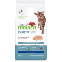 Trainer Natural Cat Exigent Adult With White Meats сухой корм с белым мясом для привередливых кошек 1,5 кг