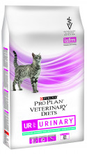 Pro Plan Veterinary Diets Feline UR Urinary with Ocean Fish dry для взрослых кошек при болезнях нижних отделов мочевыводящих путей c океанической рыбой - 1.5 кг