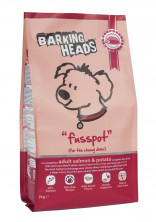 Barking Heads Мисочку оближешь сухой беззерновой корм для взрослых собак с лососем и картофелем - 18 кг