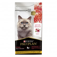 Сухой корм Pro Plan® Nature Elementsдля взрослых стерилизованных кошек и кастрированных котов, с высоким содержанием курицы, 1.4 кг