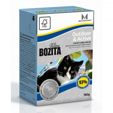 Bozita Funktion Outdoor & Active кусочки лося в желе для активных кошек - 190 г