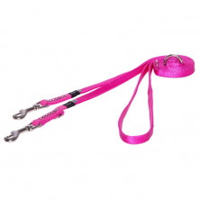 Поводок перестежка для собак ROGZ Luna XS-11мм 2 м (Розовый HLM500K)