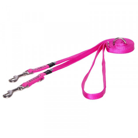 Поводок перестежка для собак ROGZ Luna XS-11мм 2 м (Розовый HLM500K)