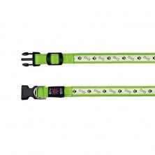 Поводок Trixie для собак светящийся с USB M–L 40–50 см/25 мм зеленый 1 ш