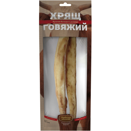 Деревенские лакомства Хрящ говяжий большой размер - 75 г
