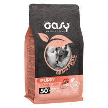 Oasy Dry Dog Grain Free Puppy Small сухой беззерновой корм для щенков мелких пород с индейкой - 800 г